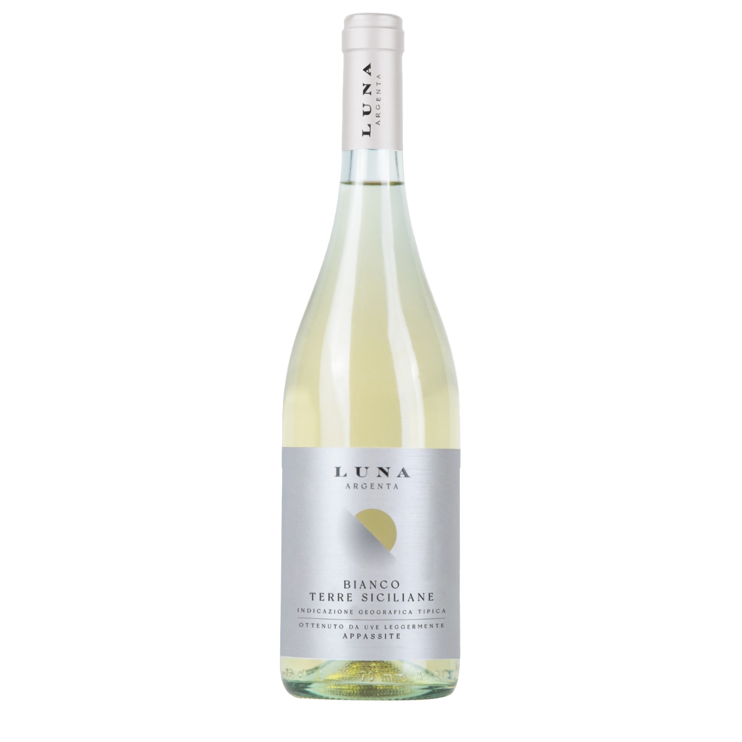 FOTO LUNA ARGENTA BIANCO TERRE SICILIANE IGT BORG NEW LINE 075ml Photoroom