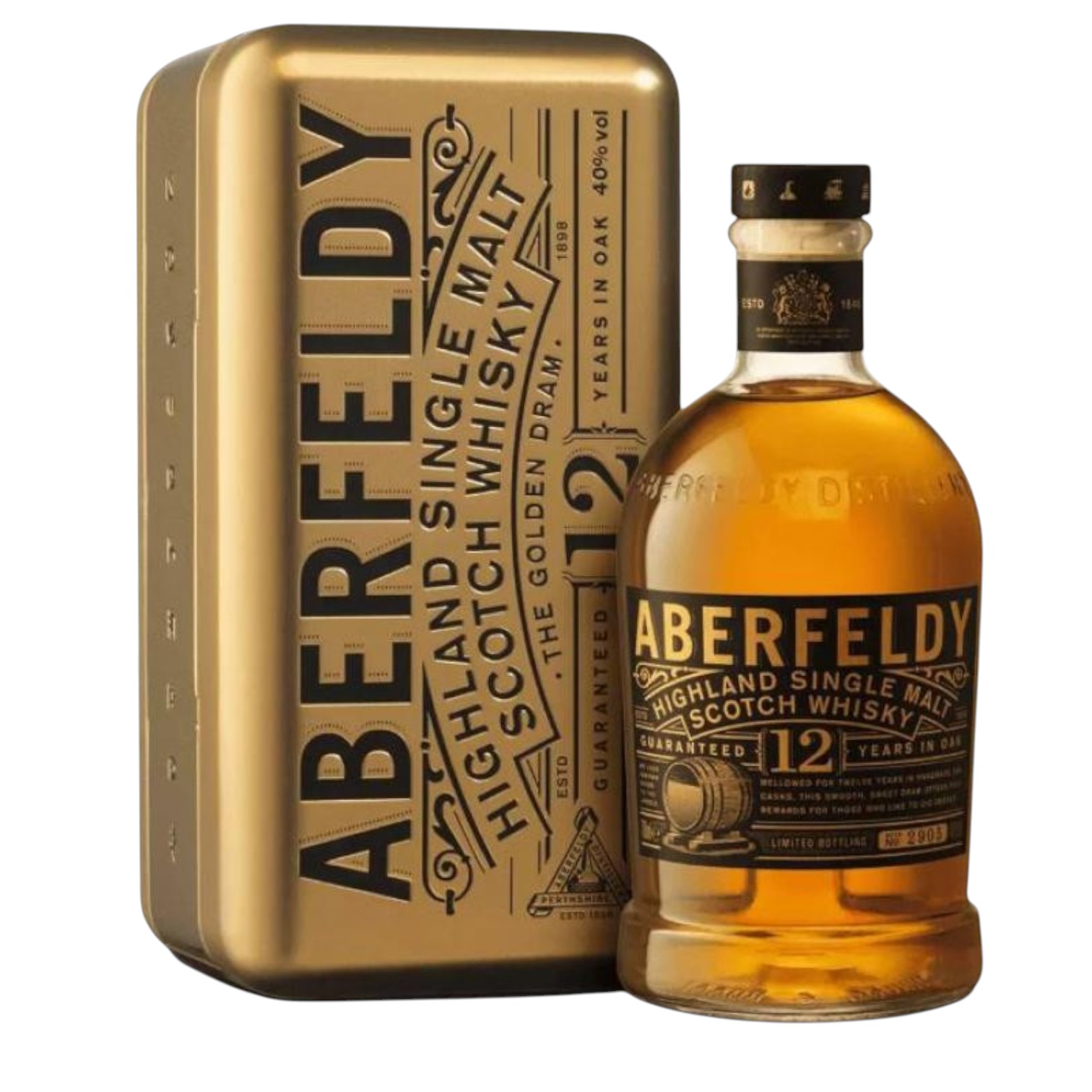 Whisky Aberfeldy Gold 12YO 0,7