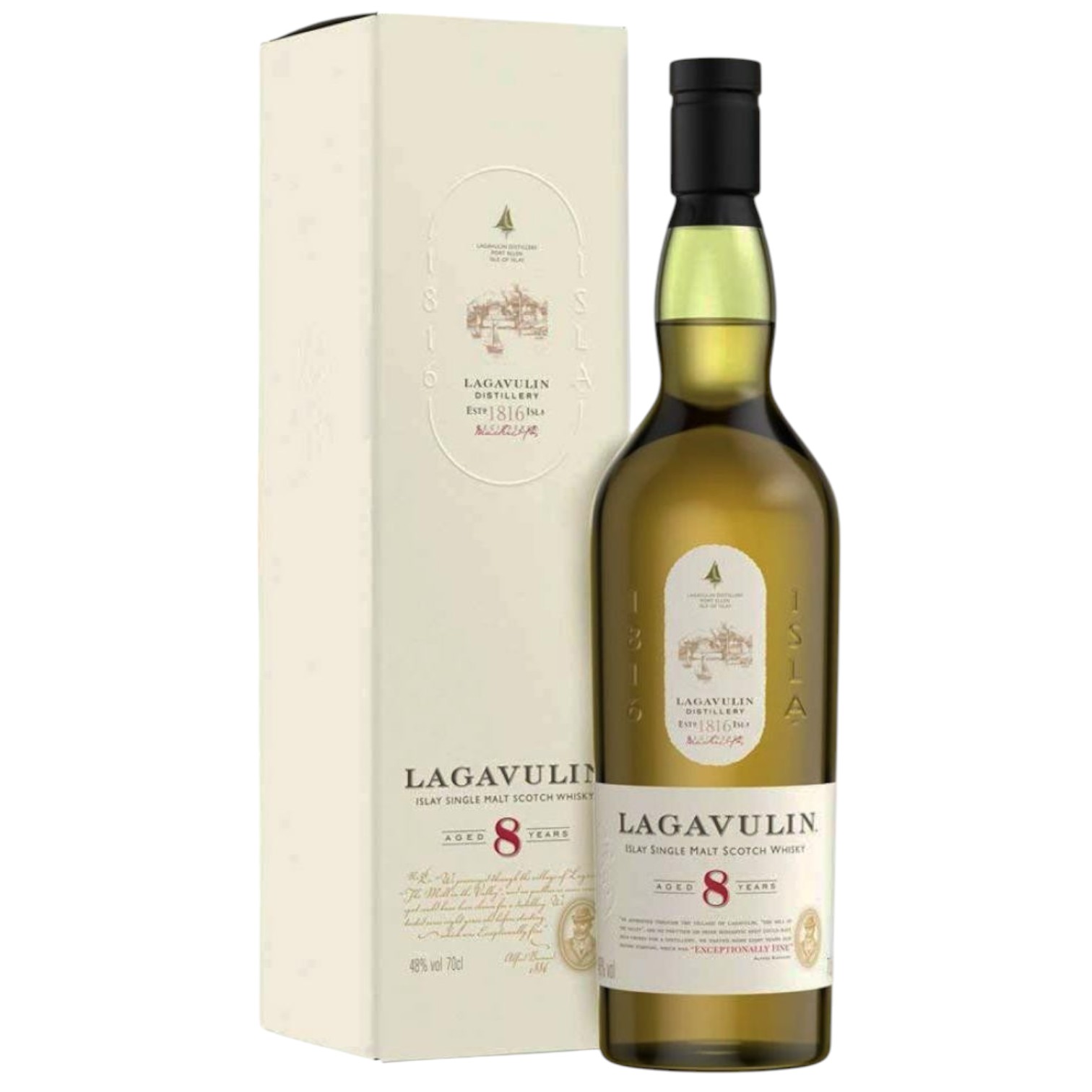 Whisky Lagavulin 8 YO 0,7 48%