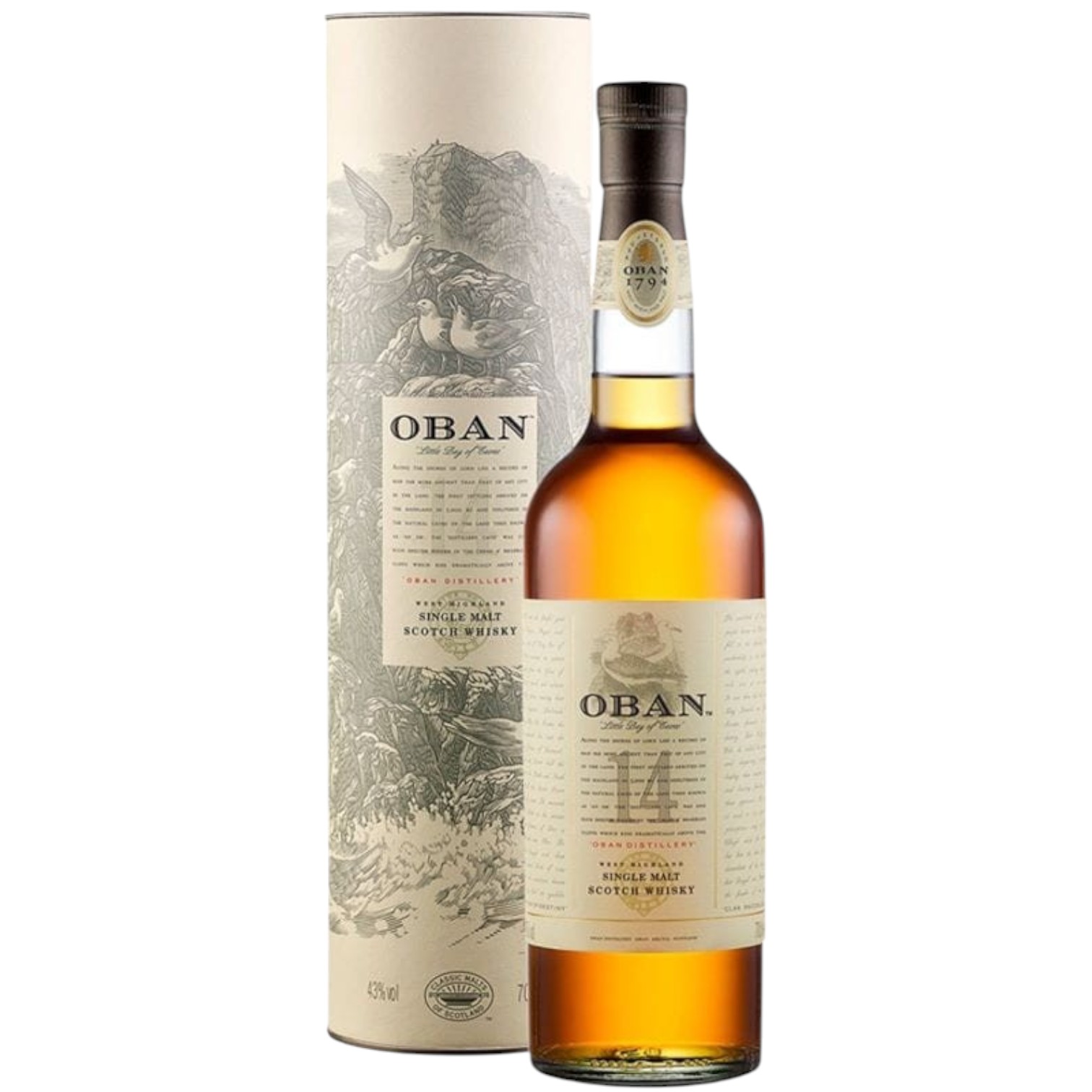 Whisky Oban 14 YO 0,7 43%