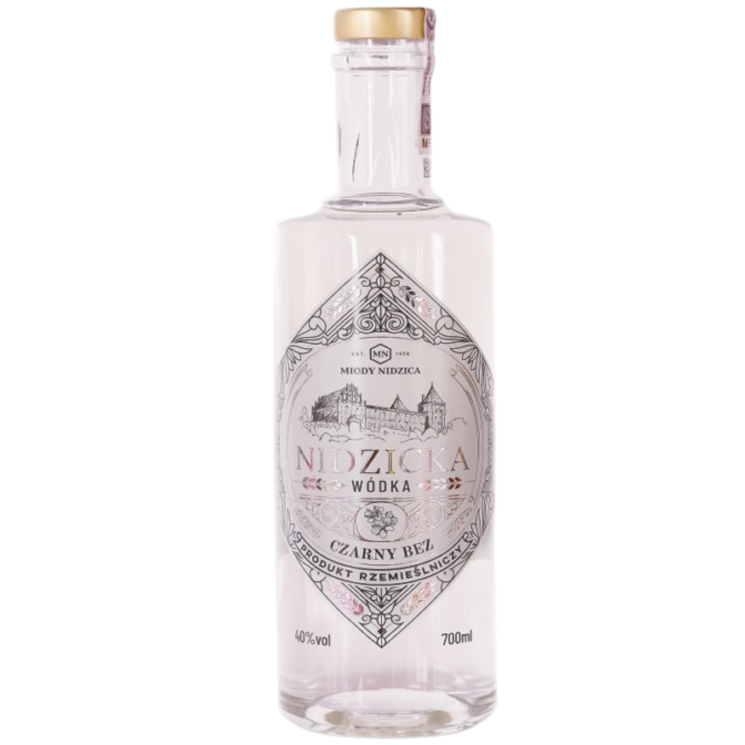 Wódka Nidzicka z Kwiatem Czarnego Bzu 0,7 40%