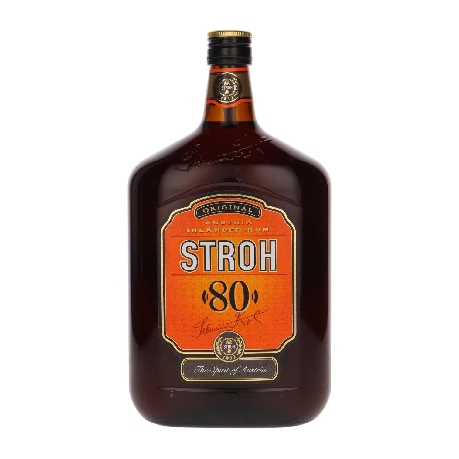 Rum Stroh 1L 80%